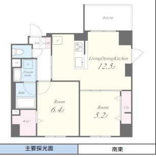 サントゥール駒込 間取り図