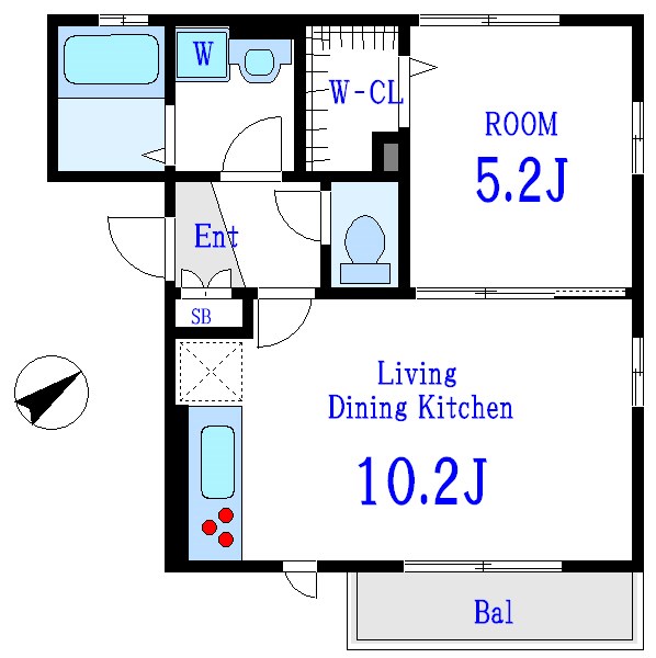サンクレール   間取り