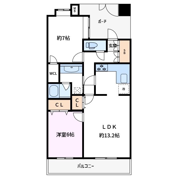 レーベンリヴァーレ東京ラ・トーレ  間取り図
