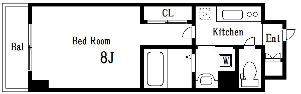 ガーネットロワ 間取り図
