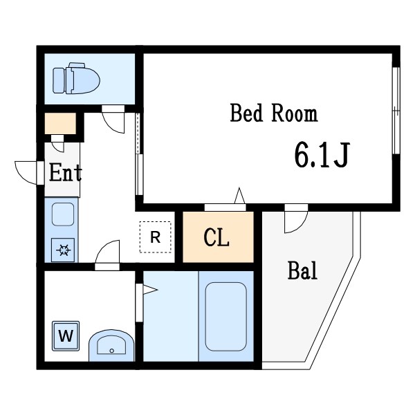 MELDIA船堀Ⅱ 間取り図