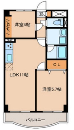 サンモール四季Ⅱ 間取り図
