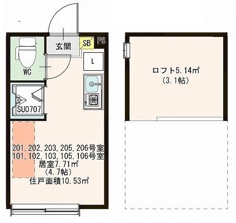 ハーモニーテラス西ヶ原Ⅲ 間取り