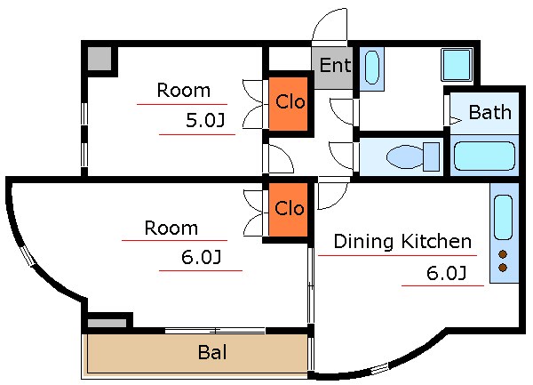 メゾンドリプレット 間取り図