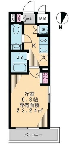 プリマヴェーラ北千住 間取り図