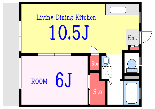 カーサパピヨンⅦ 間取り図