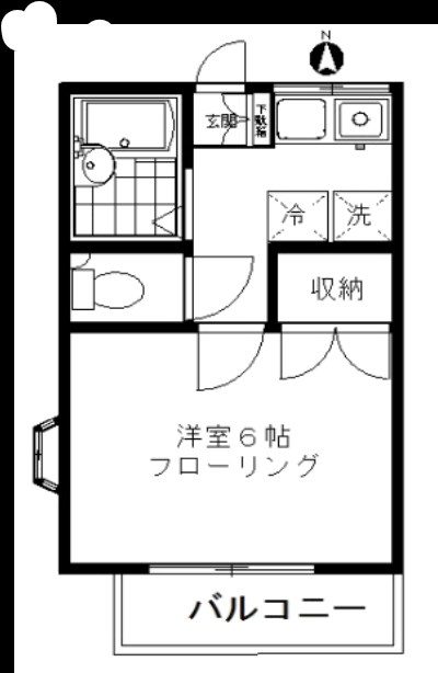 第６松屋コーポ 間取り