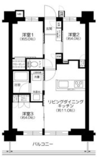 イニシア東京尾久 間取り図