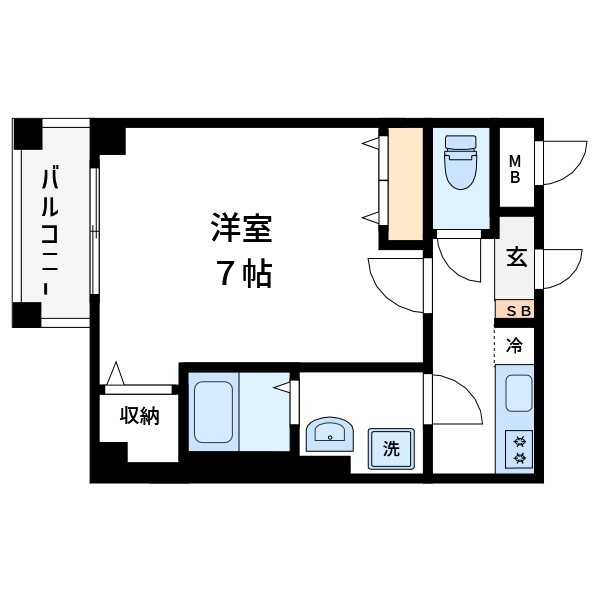 ｂ&rsquo;casa東日暮里 間取り