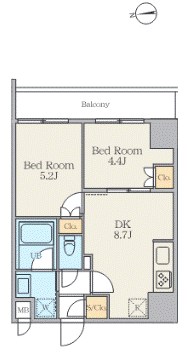 Alivis五反野 間取り図