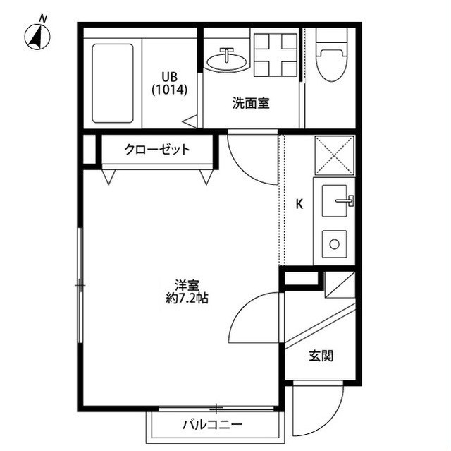 アムールモンタニューリズイエール  間取り図