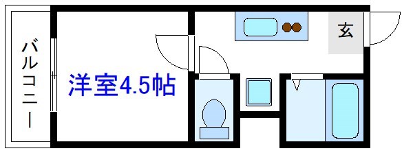 フラットウェルズ 間取り図