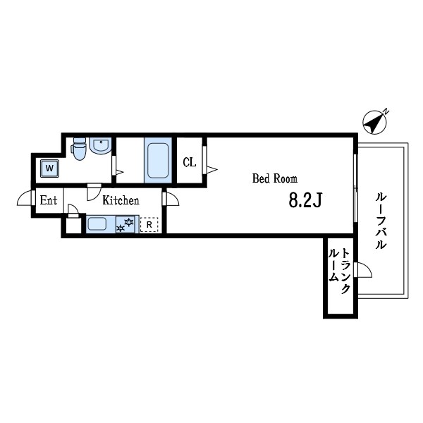 BELL WOOD瑞江 間取り図