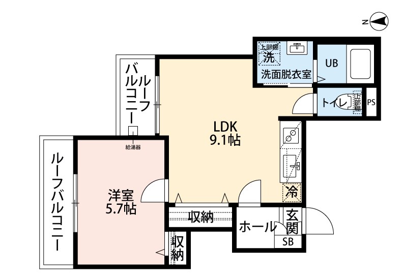 The Machiya Court 間取り