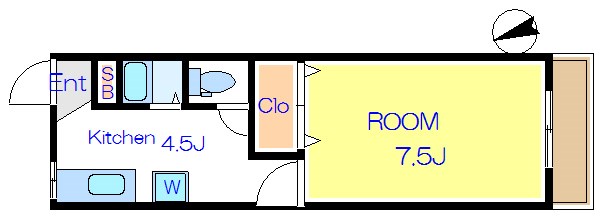 福田マンション 間取り