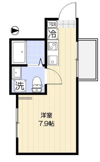 グロリア小岩 間取り図