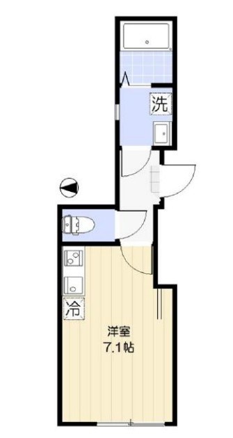 グロリア小岩 間取り図