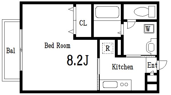レスポワール小岩 間取り図