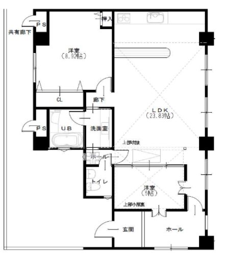 レルム城北 間取り図