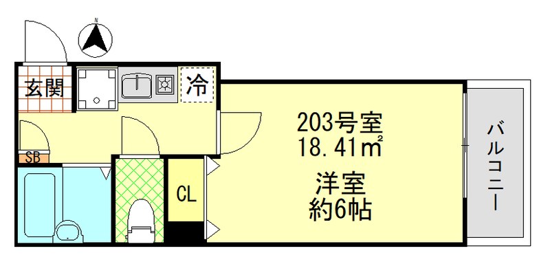 アン・リベール西小岩 間取り図
