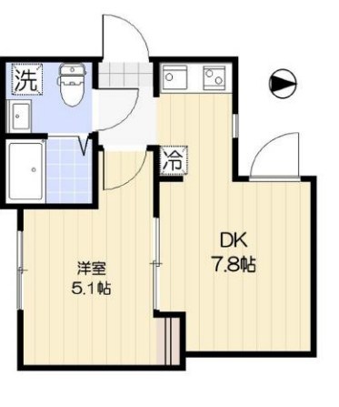 グロリア小岩 間取り図