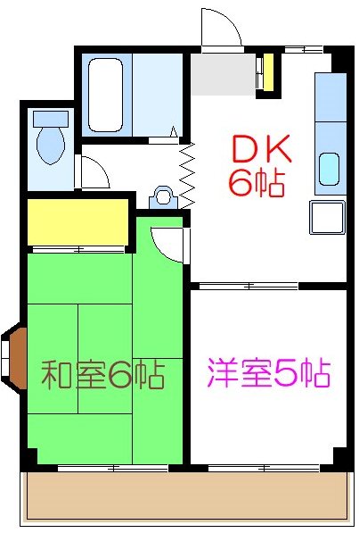 サンハイツワタム 間取り図