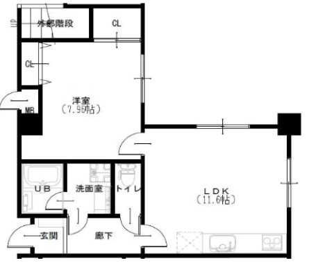 レルム城北 間取り図