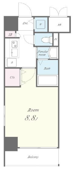 La Kontessa（ラ・コンテッサ） 間取り図