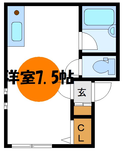 ターコイズ新小岩 間取り図