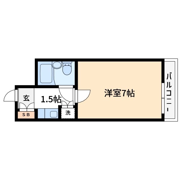 グローリア初穂新小岩 間取り図