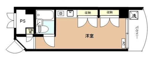 信明ビル 501号室 間取り