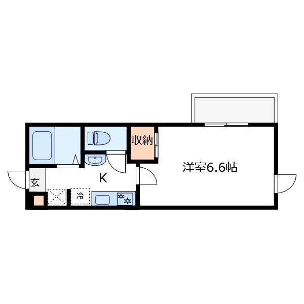 TROIS東小岩 間取り図