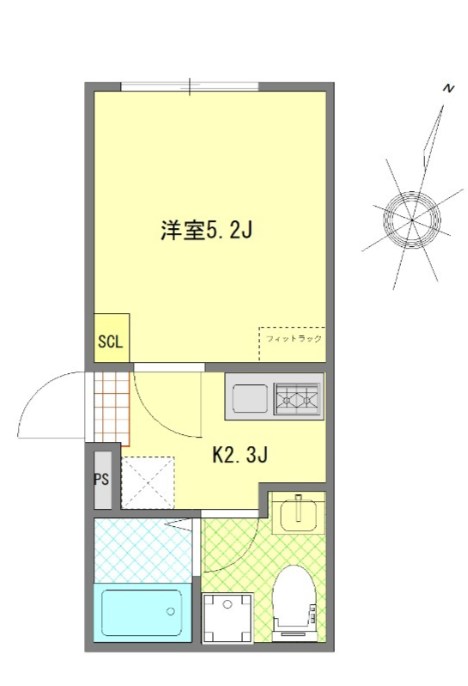 Vieta西小岩 間取り図
