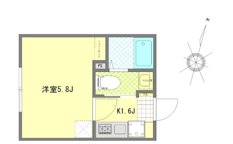 Vieta西小岩 間取り図