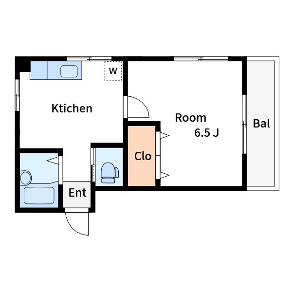 フラワーハイツ 102号室 間取り