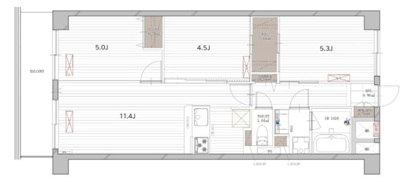 グリーンパーク北葛西 間取り