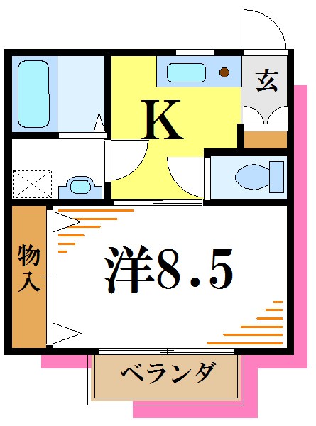 パークサイド２ 間取り図