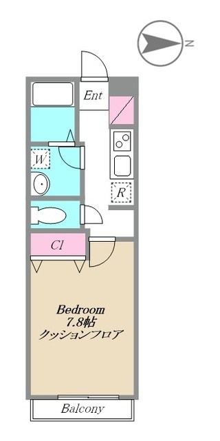 ソーレルーナB棟 間取り