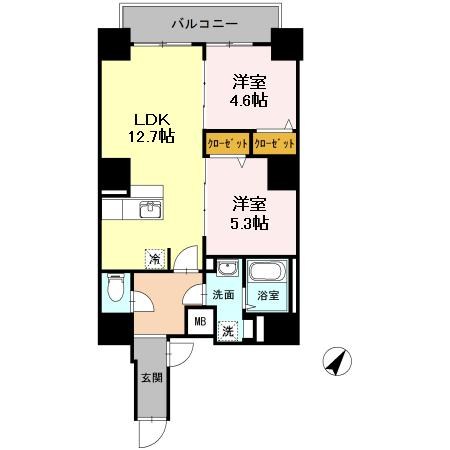 フィールドライズ日本橋  間取り