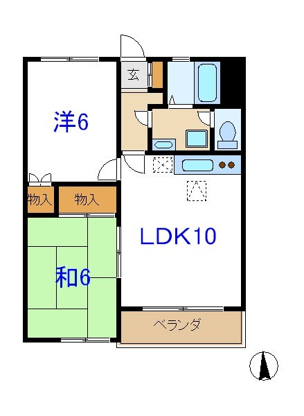 コーポ武美 間取り図