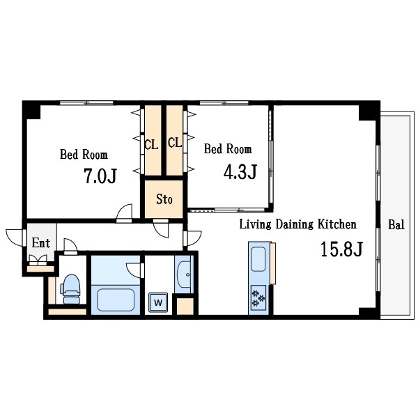 エスペランサ７ 間取り図