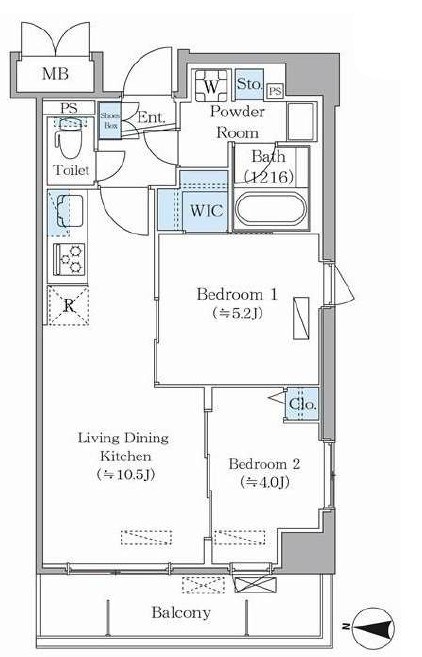 Daiwa　Grace　Maison亀有 間取り