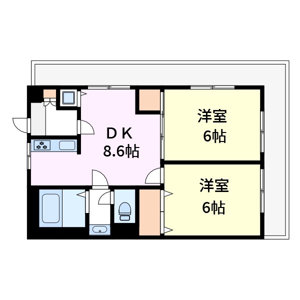 青戸ガーデンハイム 間取り図