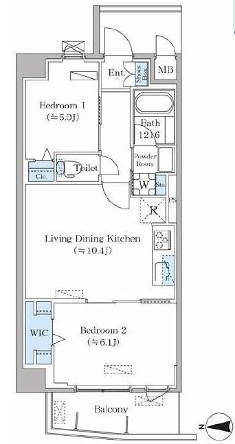 Daiwa　Grace　Maison亀有 間取り