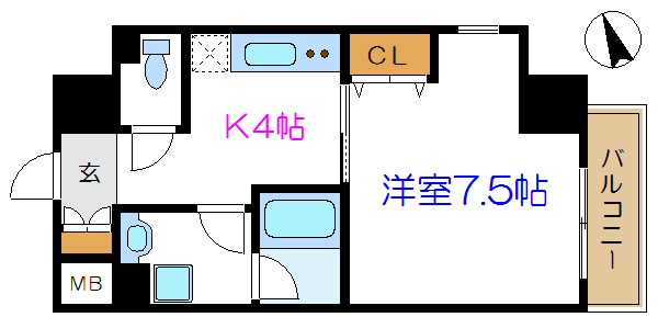 リベール入谷  間取り