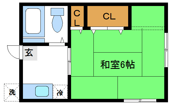 グリーンハイツ 間取り図