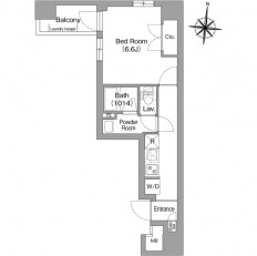 コンフォリア・リヴ木場ＥＡＳＴⅡ 間取り図