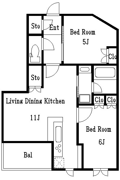 KDXレジデンス錦糸町 間取り図