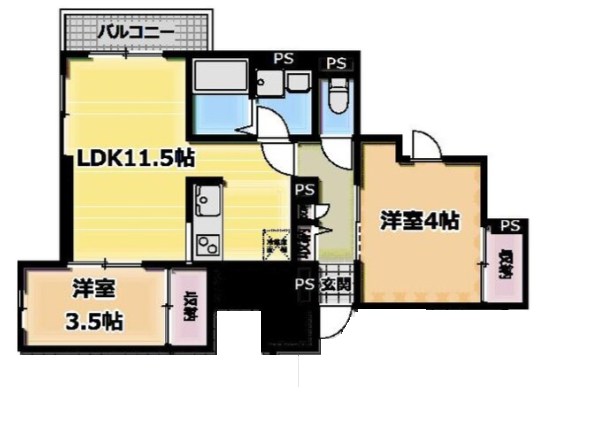 アリビオ五反野  間取り