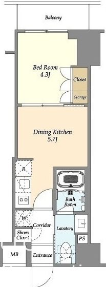 アジュールテラス東陽町 間取り